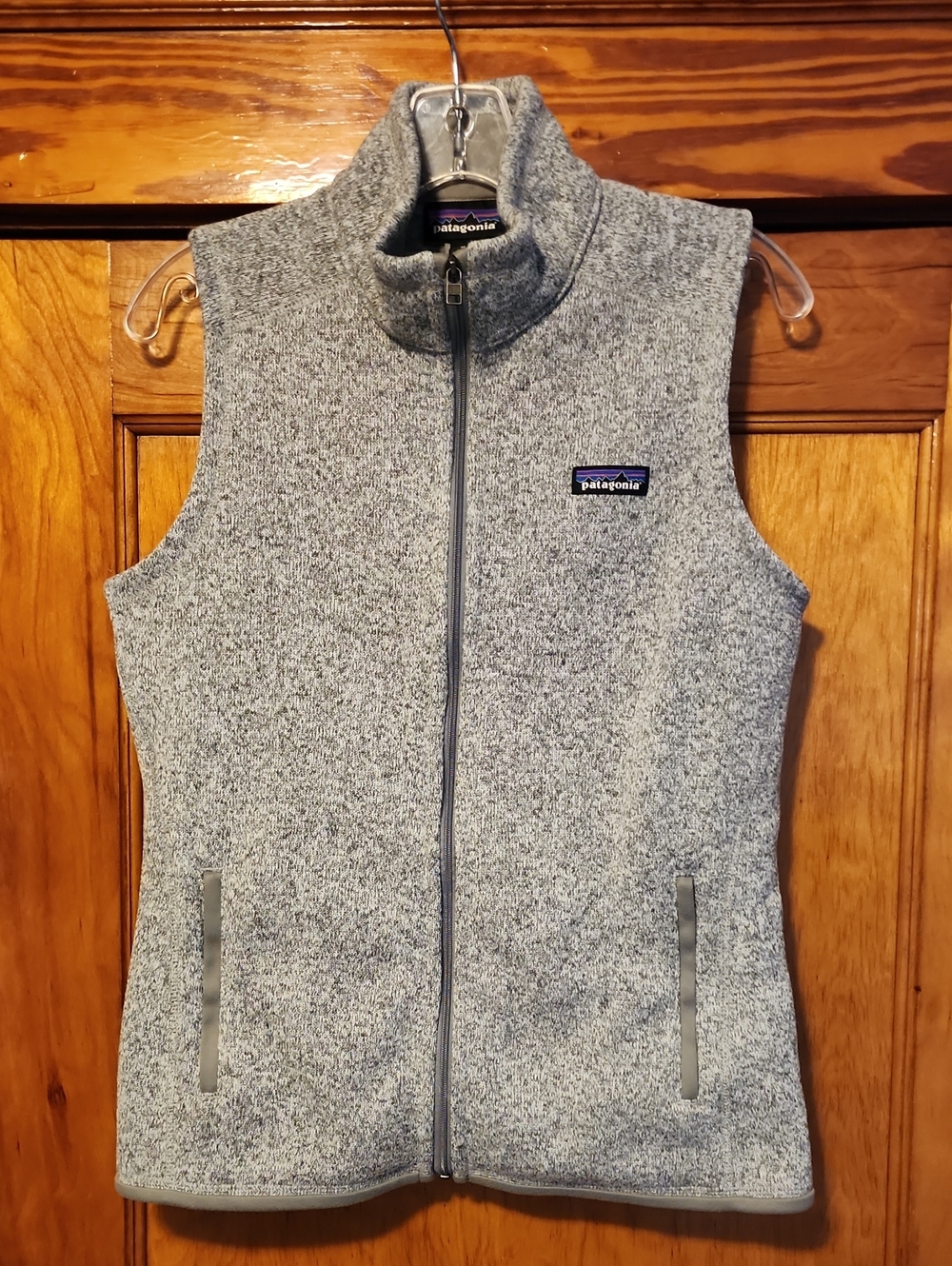 Patagonia Better Sweater Full-Zip Fleece Vest In Birch White Size M